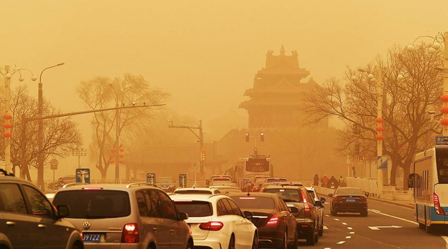 北方今年首場沙塵來襲！沙塵暴下衣服干衣機(jī)的干衣優(yōu)勢