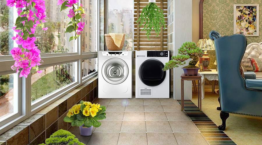 家居陽臺晾曬衣物不干怎么辦，衣物烘干機來解決！