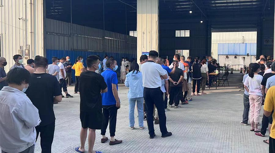 支援防疫是責任！金環(huán)電器助力鶴山核酸檢測