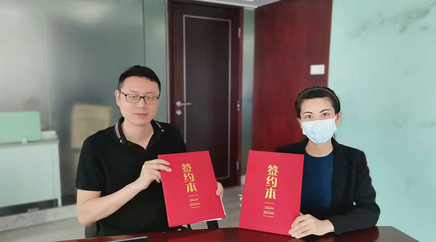 祝賀！金環(huán)電器與寧波某品牌電商客戶再次合作，簽約成功！
