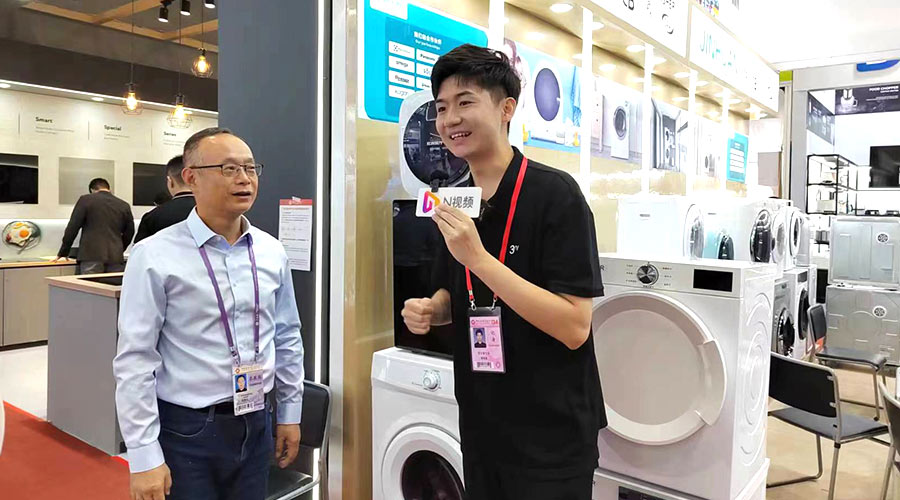 廣交會熱點！央視、新華網(wǎng)等媒體聚焦金環(huán)電器滾筒干衣機